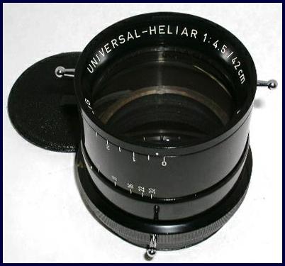 Photo of a very late model, coated Universal-Heliar 420mm f/4.5 